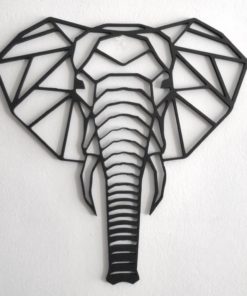 Cabeza elefante decoración